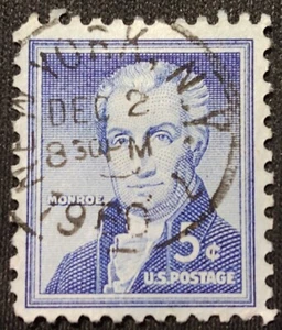 1954 US🇺🇸 James Monroe 5c Stamp Sc#1038 NY, NY CXL FREE2Ship w/Tracking(S1269) - Picture 1 of 6