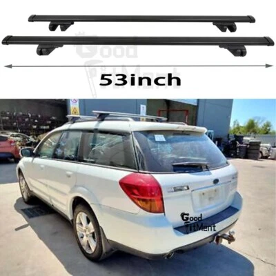 For Subaru Outback 2000-2025 53" Car Top Roof Rack Cross Bars Cargo Carrier+Lock - Imagem 1 de 4