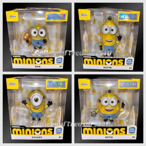 Figuras de metal iluminaciones Minions Keven Bob Stuart Otto Jada figuras fundidas a presión 2" - Imagen 1 de 5