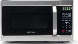 Microondas de encimera de 700W, 0,7 Cu.Ft con iluminación LED bloqueo para niños - Picture 1 of 7