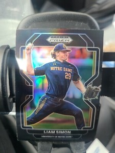 2022 Prizm Draft Picks baseball Liam Simon Black Retail Exclusive #PDP166