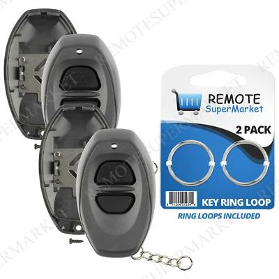 2 Replacement for Toyota 91-97 Previa 96-97 Rav-4 Remote Case Shell Pad Grey Foto 1 de 4