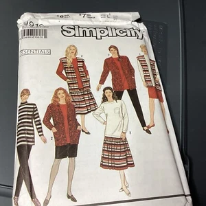 Sewing Pattern, Misses Vest,skirt,pants Top,overlock Serger, Size (PT-XL) Uncut  - Picture 1 of 7