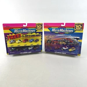 🔥Micro Machines 1996 Set #40 Beach Party y #12 Coches de Lujo Galoob ¡SELLADOS!🔥 - Imagen 1 de 6
