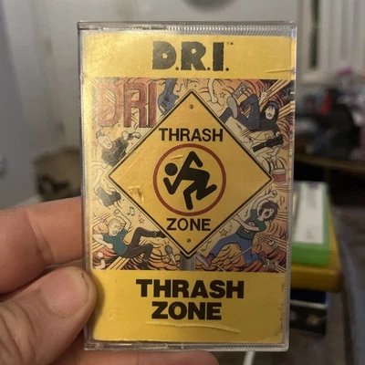Dirty Rotten Imbeciles D.R.I. Thrash Zone Cassette Tape 1989 Metal Blade Records - Image 1 of 4