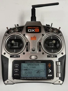Spektrum DX8 2.4ghz DSMX RC Remote Control Airplane / Helicopter Transmitter - Picture 1 of 3