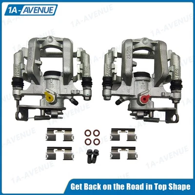 Rear Left & Right Brake Caliper for Toyota Corolla Matrix 2009-2014 Pontiac 2Pcs Foto 1 de 4