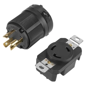 NEMA L6-30P L6-30R 30A 250V Twist Lock Electrical 3 Pin Plug Receptacle Connecto - Bild 1 von 8