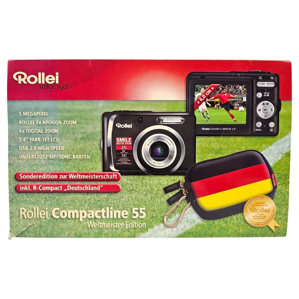 Digital Kamera Rollei Compactline 55 Camera Neuwertig - OVP  - Bild 1 von 4
