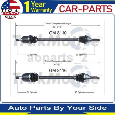 Соединение передней оси CV TrakMotive для Chevrolet Sprint 1,0 л 1988 1987 1986 1985 - Изображение 1 из 4