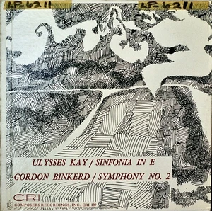 ULYSSES KAY: Sinfonia in E/GORDON BINKERD: Symphony No. 2-NM1960LP - Picture 1 of 1