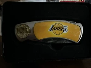 Los Angeles Lakers Limited Edition Pocket Knife Preowned - Picture 1 of 15