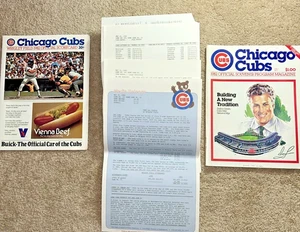May 31, 1982 CHICAGO CUBS MAGAZINE -PROGRAM, Press Packet vs SAN DIEGO PADRES - Picture 1 of 14
