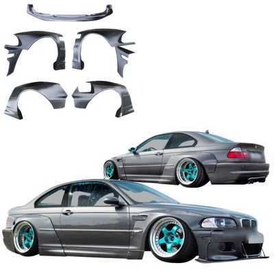 VSaero FRP TKYO Wide Body Kit 7pc (E46) 2dr Coupe for M3 BMW 02-05 vsaeropart_1 Foto 1 de 4