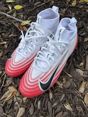 Nike Zoom Air Vapor Pro 1 Football Cleats White Red FB3298-102 Mens Size 7.5-8.5 - Image 1 of 4