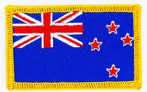 AUFNÄHER Patch FLAGGEN flagge Neuseeland new zealand flag Fahne 7x4.5cm - Bild 1 von 1