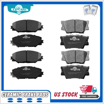Pastillas de freno delanteras y traseras de cerámica para Toyota RAV4 2013 2014 2015 2016 2017 2018 Foto 1 de 4
