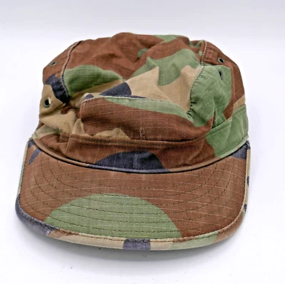 Gorra militar BDU Woodland clima cálido, talla 7 1/8 Foto 1 de 4