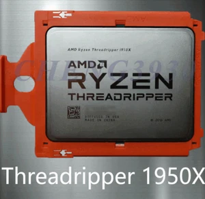 AMD Ryzen Threadripper 1950x tr4 16 cores 32 threads 3.4ghz CPU processor - Picture 1 of 1