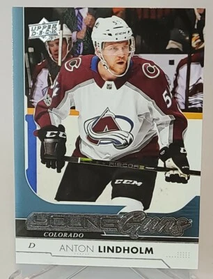 2017-18 ANTON LINDHOLM UPPER DECK YOUNG GUNS YG ROOKIE CARD RC #456 - Image 1 of 2