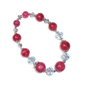 ★ Hágalo usted mismo ★ Pulsera ★ rosa y gris claro ★ - Imagen 1 de 2