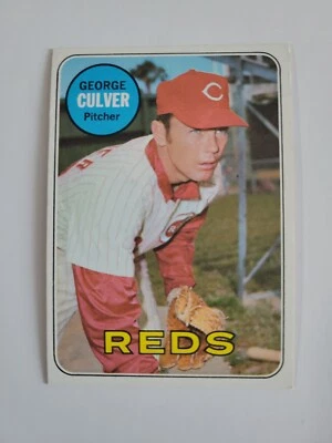 1969 Topps high # 635 George Culver Cincinnati Reds B20a - Image 1 of 2
