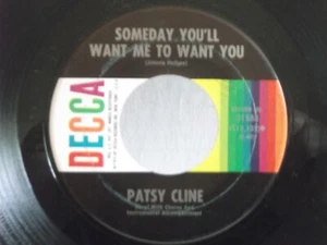 Patsy Cline,Decca,"Someday You'll Want Me To Want You",US,7"45,1965 country,M- - Picture 1 of 2