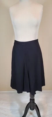 Piazza Sempione Italy Size 42 Virgin Wool A-Line Pleated Skirt - Image 1 of 4