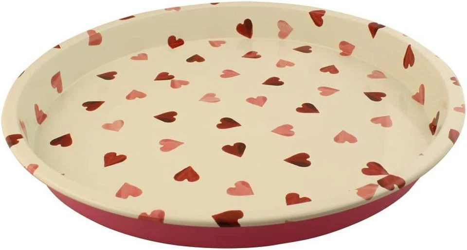 Emma Bridgewater Brand New Pink Hearts Round Tin Tray - Full Range Stocked - Image 1 of 1