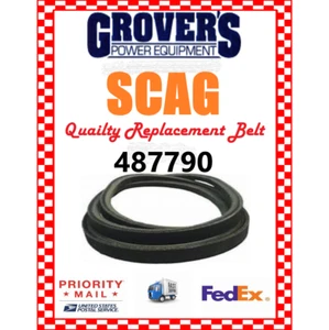 Genuine SCAG OEM 487790 V Ride XL 61" Deck Replacement Belt. - Picture 1 of 2
