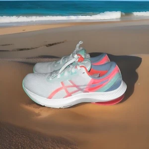 Größe 6,5 - ASICS Gel Pulse 13 weiße glühende Koralle einmal getragen - Bild 1 von 5