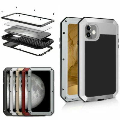 Funda protectora resistente a prueba de golpes con armadura para iPhone 11 Pro Max 8 7 Plus XR Foto 1 de 4