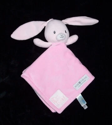  Kids Preferred Isn't She Lovely Pink Bunny Baby Blanket Security Lovey - Image 1 of 4