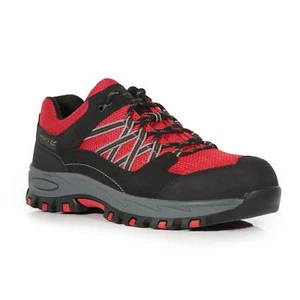 Regatta Sandstone Low SB rojo/negro vegano acero puntera entrenador de seguridad - Imagen 1 de 1