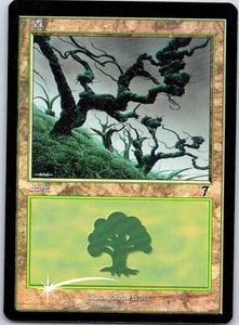 Forest #331 FOIL Japanese x1 7th mtg SP/MP - Picture 1 of 1