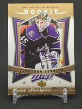 2007-08 Upper Deck MVP Gold Script #360 Jonathan Bernier #ed/100 - LA Kings