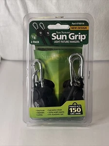 Sun System Sun Grip 1/8" Light Fixture Hangers & YoYos, 2 Pack #710114 - Picture 1 of 3