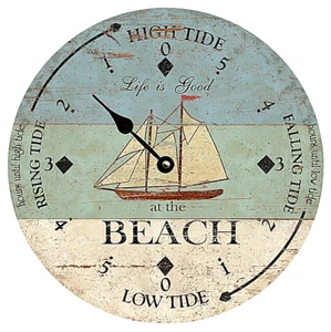 Tide Clock- Beach Tide Clock - Picture 1 of 7