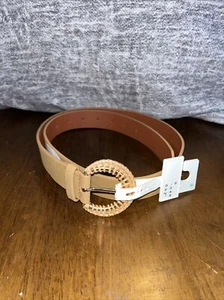 Women’s Rattan Buckle Belt - A New Day - Medium - Picture 1 of 1