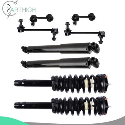 For 2010 2011 2012 Ford Fusion Front Struts Rear Shocks And Sway Bar End Links - Image 1 of 4