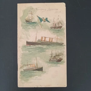 SS MOLTKE Hamburg America Line HAL Passagierliste 23. Juli 1903 - Bild 1 von 10