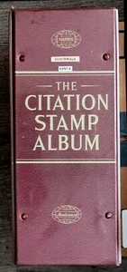 WITH OVER 5500 WORLDWIDE VALUABLE STAMPS CITATION ALBUM FROM GUATEMALA TO KENYA - Picture 1 of 24