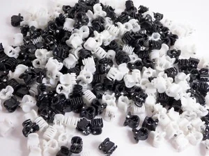 Jaw Clips Mini Sized 288 pcs Fun Fashion Clamps in Black and White - Picture 1 of 3