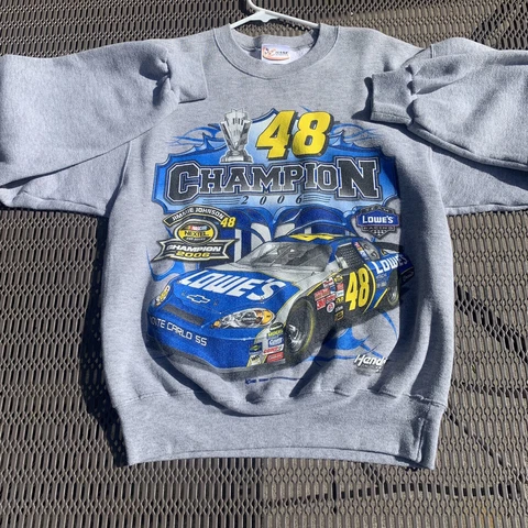 Jimmy Johnson Nascar Cup Series Sweater Sweatshirt #48 Champion 2006 Crewneck S Cover