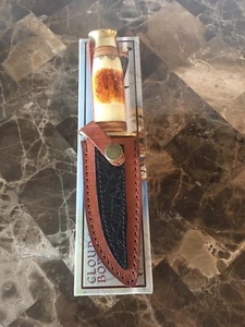 Cloud Walker Bowie 8.25" Full Tang, Genuine Bone Handle With Sheath CW-980SC/TB - Picture 1 of 3