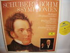 2740 127 Schubert 8 Symphonies Berlin Philharmonic Orch Karl Bohm 5Lp Box Set