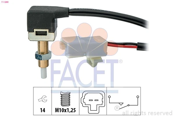 7.1289 FACET Switch, clutch control (engine timing) for ,HYUNDAI,KIA - Image 1 of 1