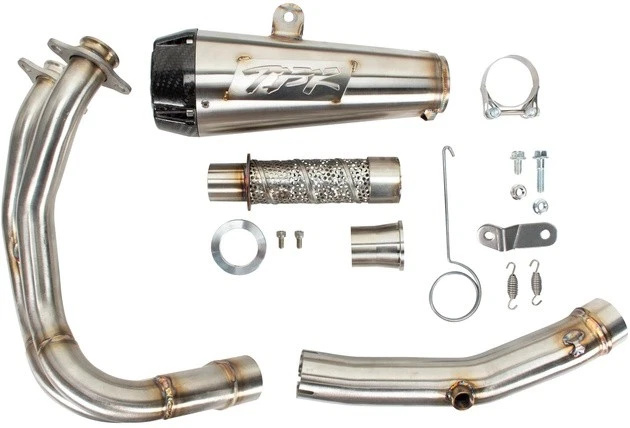 Two Brothers dB Pro Full Exhaust System SS/CF for Kawasaki Ninja 650/Ninja 650R - Imagem 1 de 1