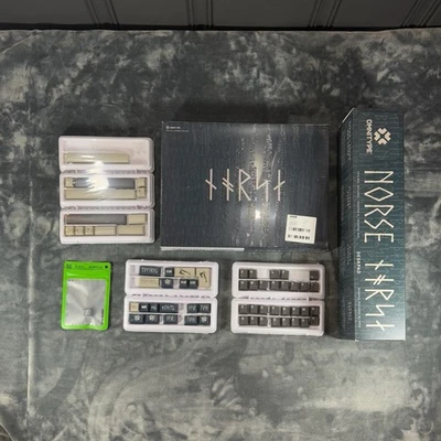 OMNITYPE x GMK Norse Double-Shot ABS Keycap Sets And Deskpad NEW SEALED - Image 1 of 4
