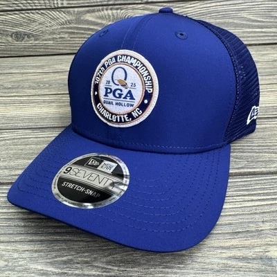 Gorra de camionero de golf Pga Championship 2025 Snapback azul real oscuro New Era nueva Foto 1 de 4